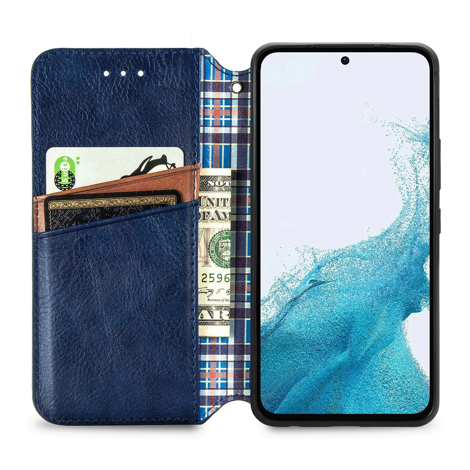 For Samsung Galaxy A54 5G Anti-Scratch PU Leather Rhombus Imprinted Cover Magnetic Auto-absorbed Stand Wallet Flip Phone Case For Samsung Galaxy A54 5G Anti-Scratch PU Leather Rhombus Imprinted Cover Magnetic Auto-absorbed Stand Wallet Flip Phone Case